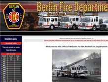 Tablet Screenshot of berlinfire.org