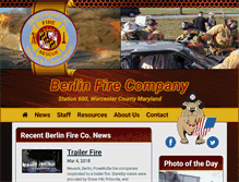 Tablet Screenshot of berlinfire.com